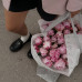 Монобукет из 35 розовых пионов